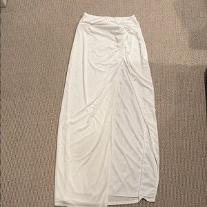 Elegant White Maxi Skirt